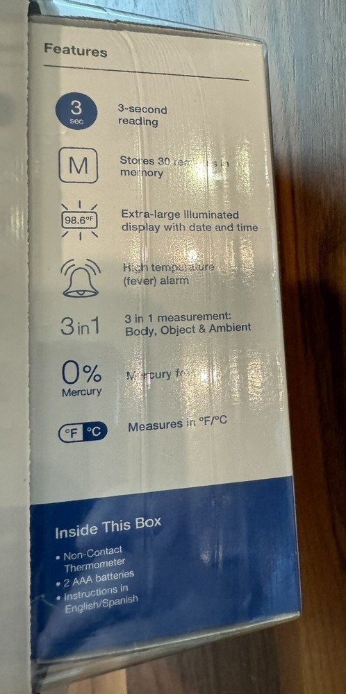 Brand New Microlife Non-Contact Forehead Thermometer