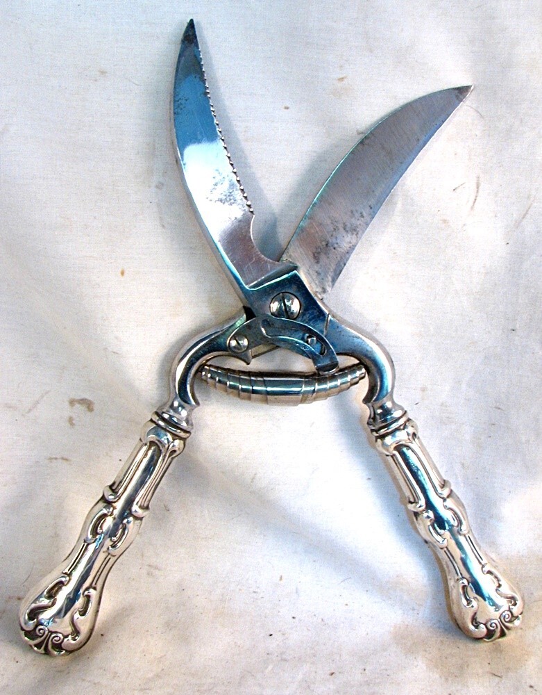 STERLING SILVER POULTRY SHEARS c.1940