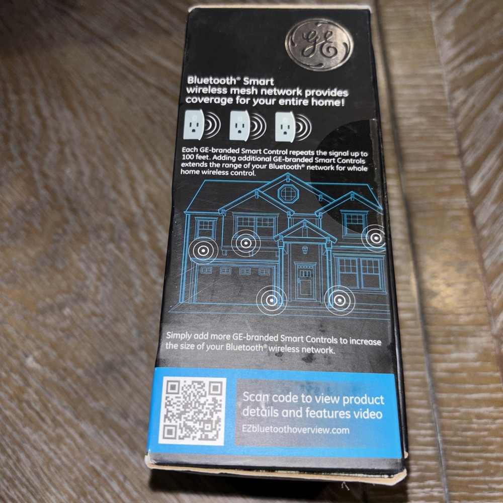 GE 13867 Plug-In Smart Switch Bluetooth Wireless Control & Dim Lights NEW