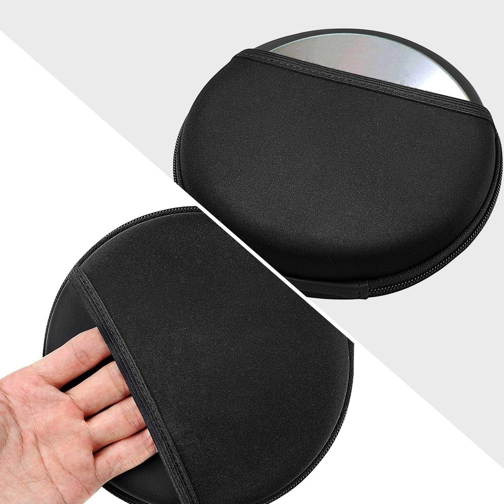 Durable EVA Portable CD Player Case - Compact & Organized Storage Solution