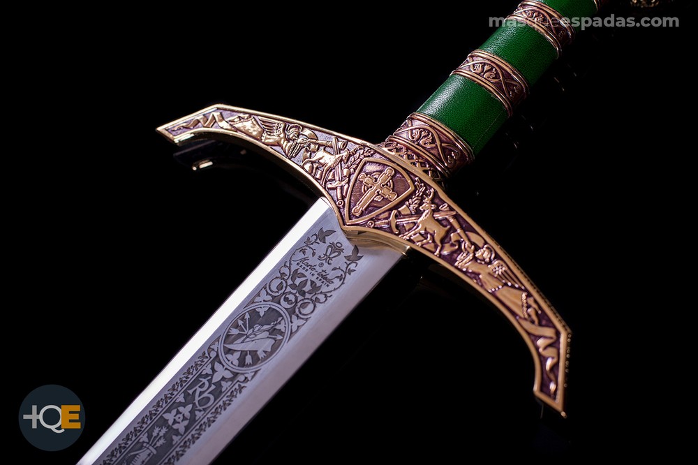 Sword Robin Hood Gold - Deep Engraving