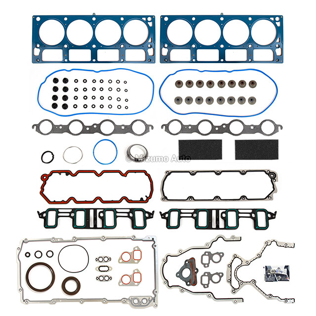 Full Gasket Set Fit 07-14 Cadillac Chevrolet GMC Sierra 1500 Yukon 6.0 6.2 VIN Y