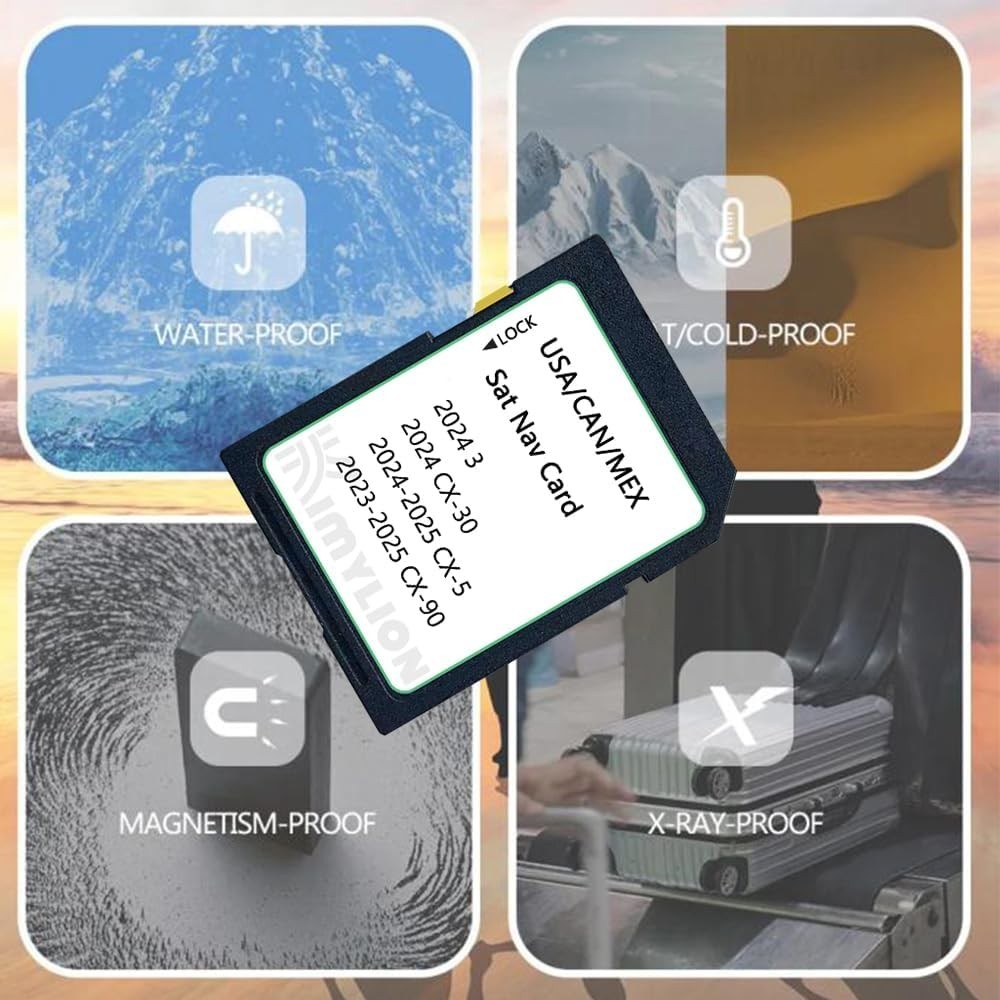 Compatible 2025 Mazda Navigation Card - Easy Installation & Reliable GPS Access