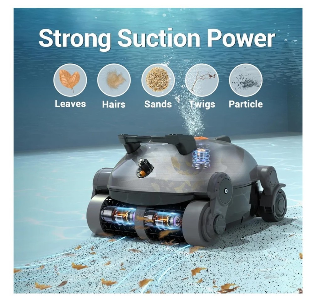 🌟 GOSVOR 🌟 Pivot Cordless Robotic Pool Cleaner New Sealed