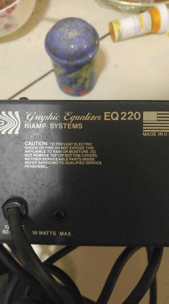 Graphic Equalizer EQ 220 Biamp Systems /Tested/