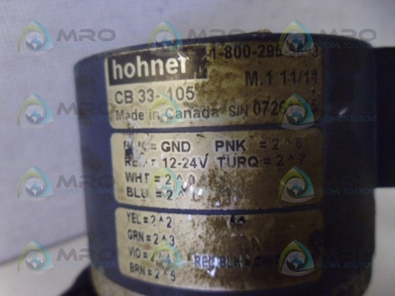 HOHNER CB33-105 ENCODER UNMP