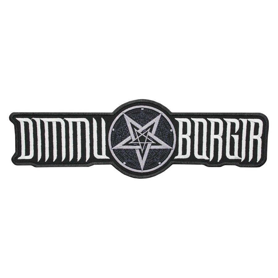 Dimmu Borgir (logo with pentagram) EMBROIDERED BACK PATCH mayhem