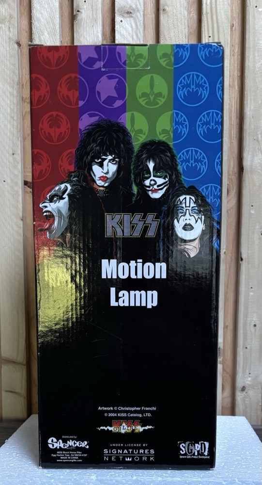 KISS SPENCERS MOTION LAMP 2004 - BRAND NEW IN BOX