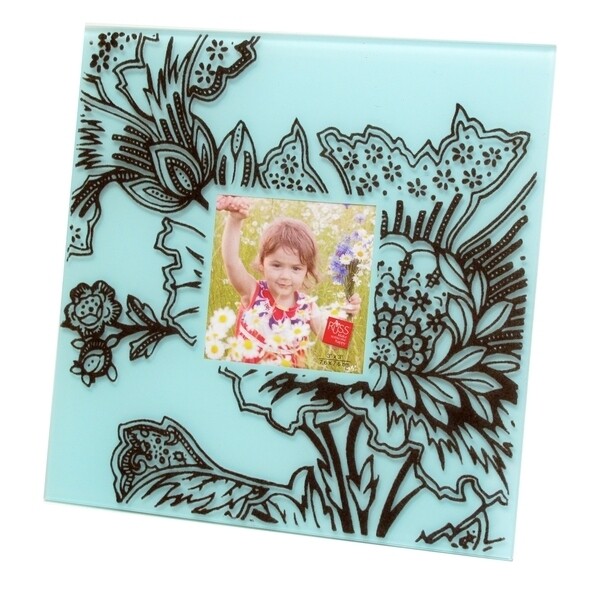 Velvet Square Frame - Blue