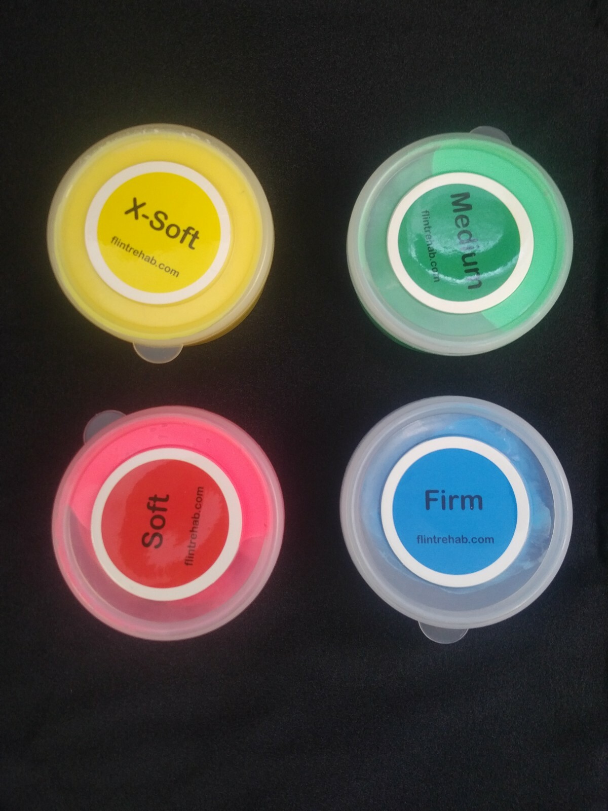 Premium Quality Therapy Putty (4 Pack, 3-oz Each) for Hand Relief