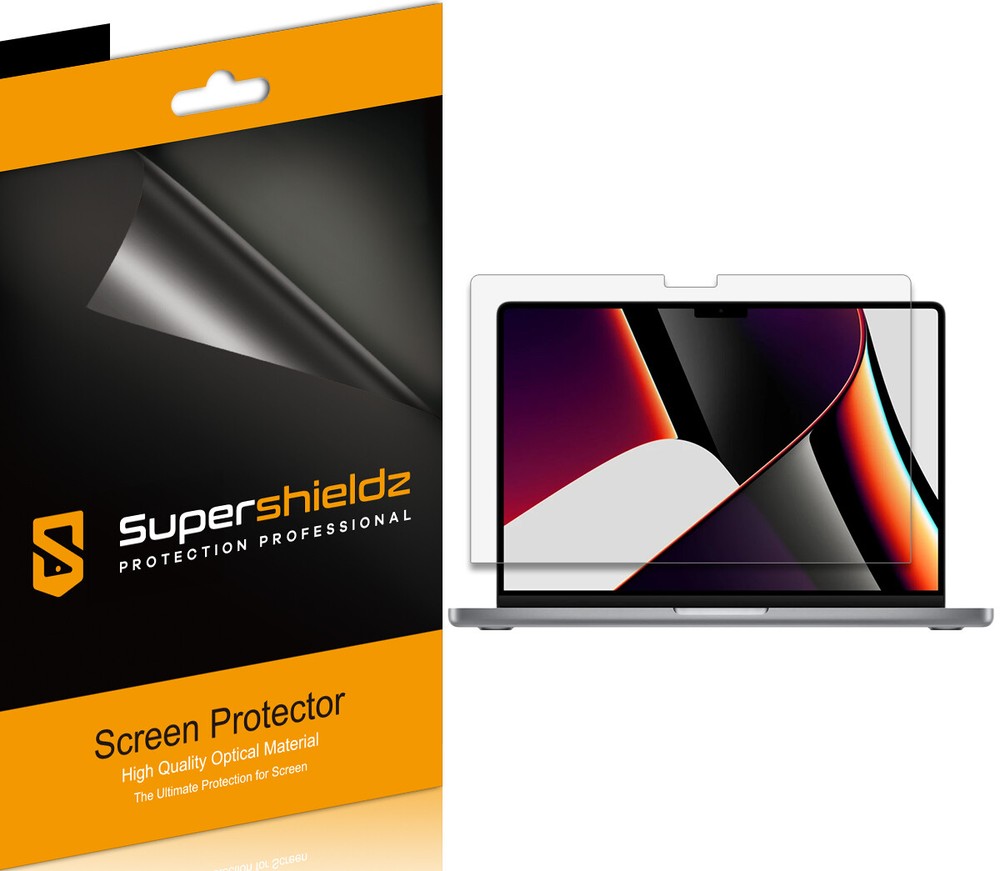 3X Supershieldz Clear Screen Protector for Apple MacBook Pro 14 inch
