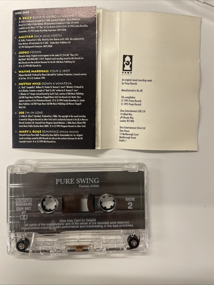 Pure Swing - Cassette Tape 1995