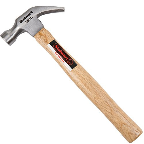 16-Ounce Claw Hammer - Basic Hand Tool for DIY and Woodworking with Natural