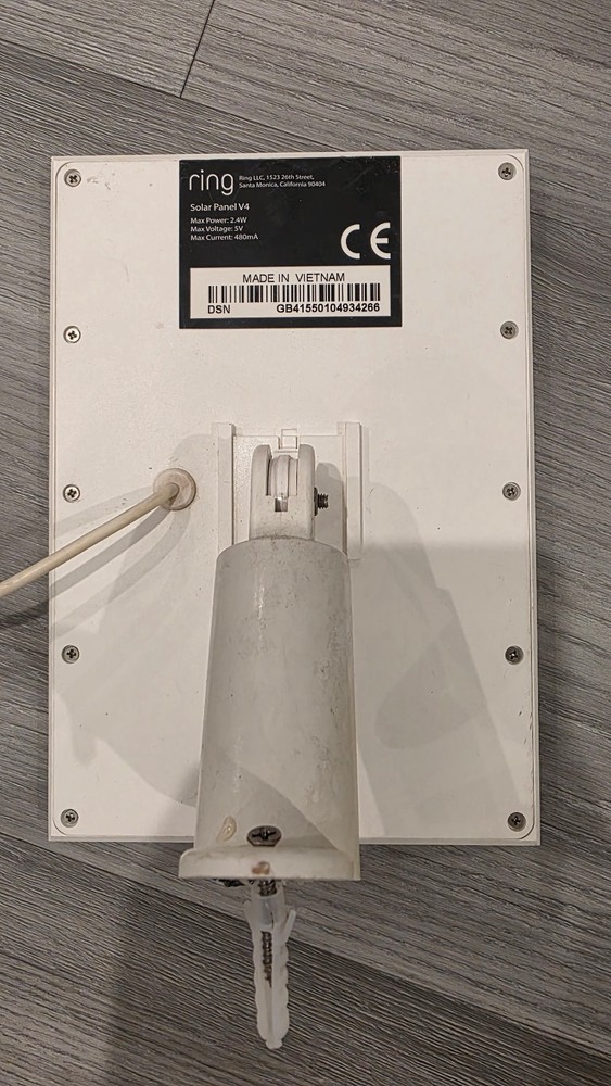 Ring Spotlight Cam with Solar Panel (White)