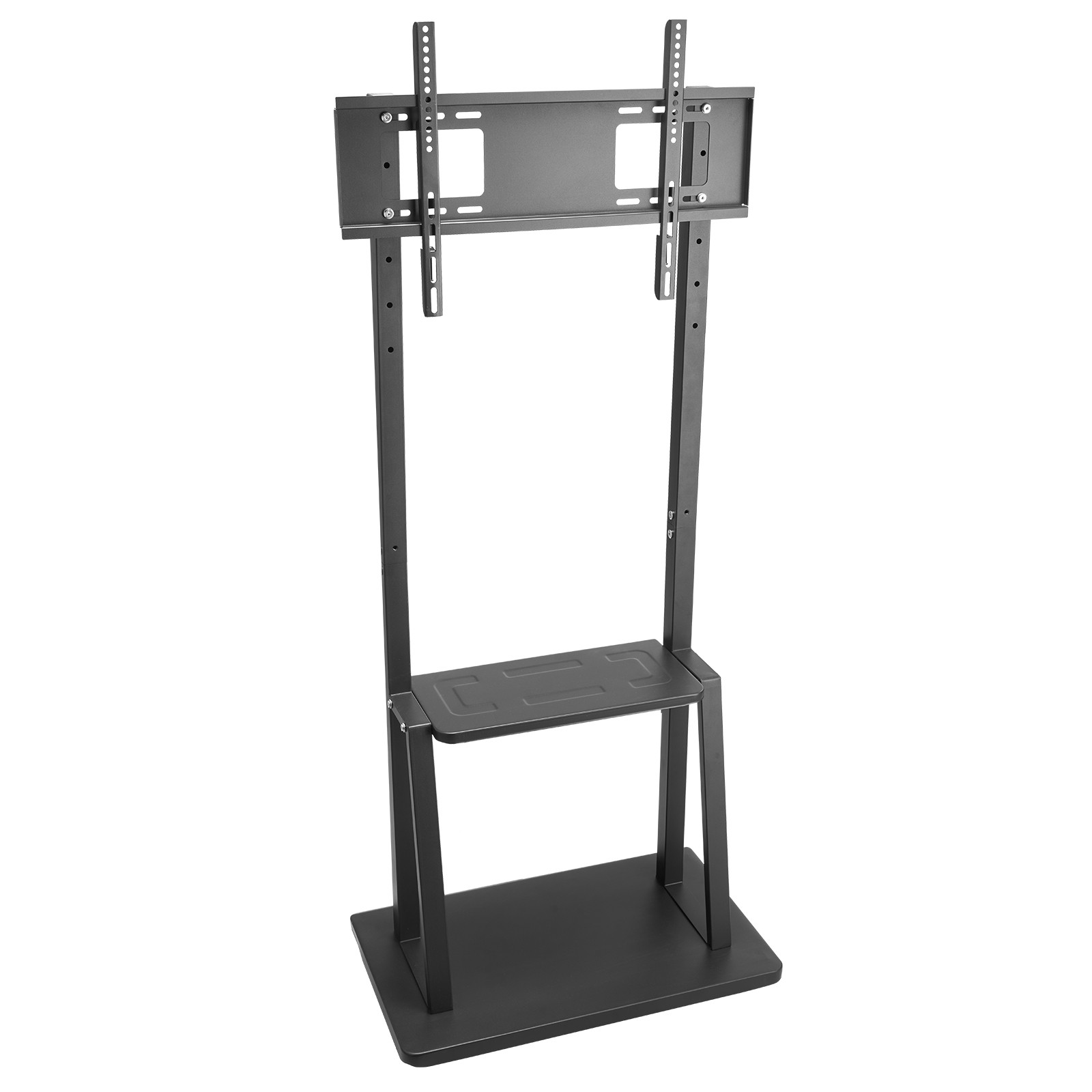 32 to 75 Inch TVs Rolling TV Stand Mobile TV Cart Holds Up to 150 lbs Black