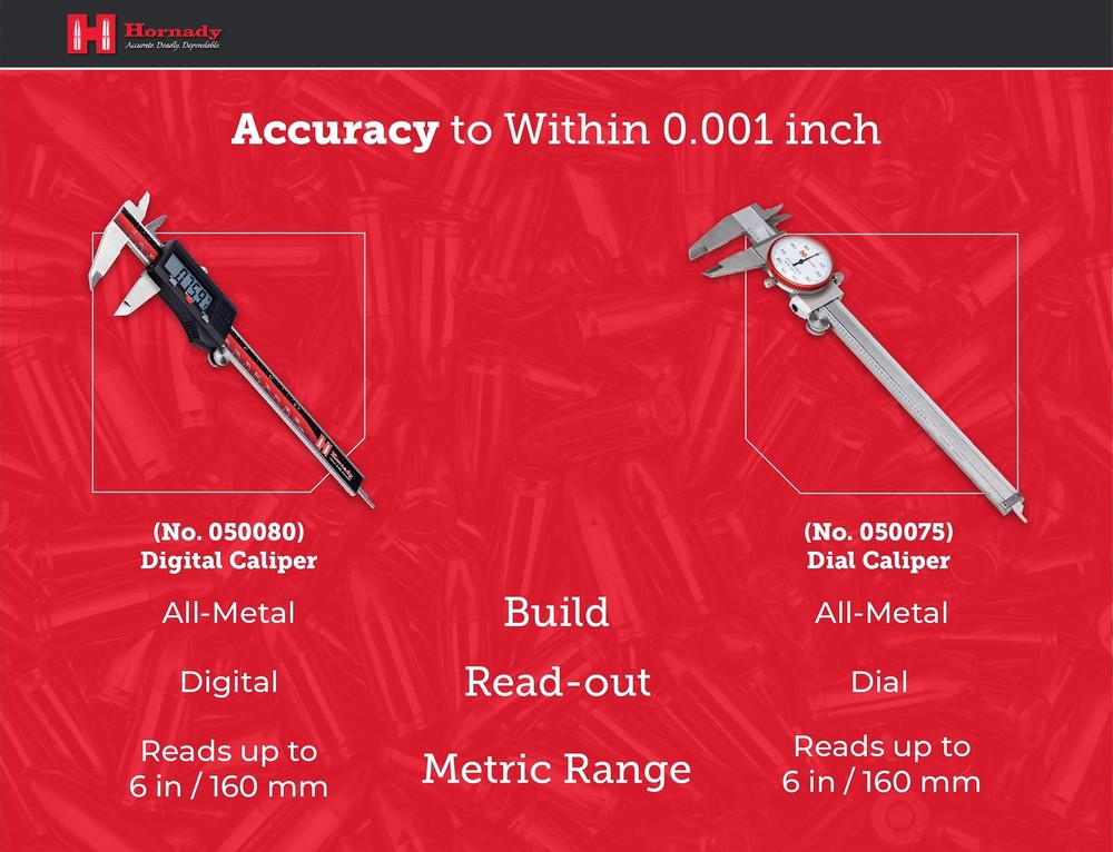 Hornady Digital Caliper STEEL DIAL CALIPER