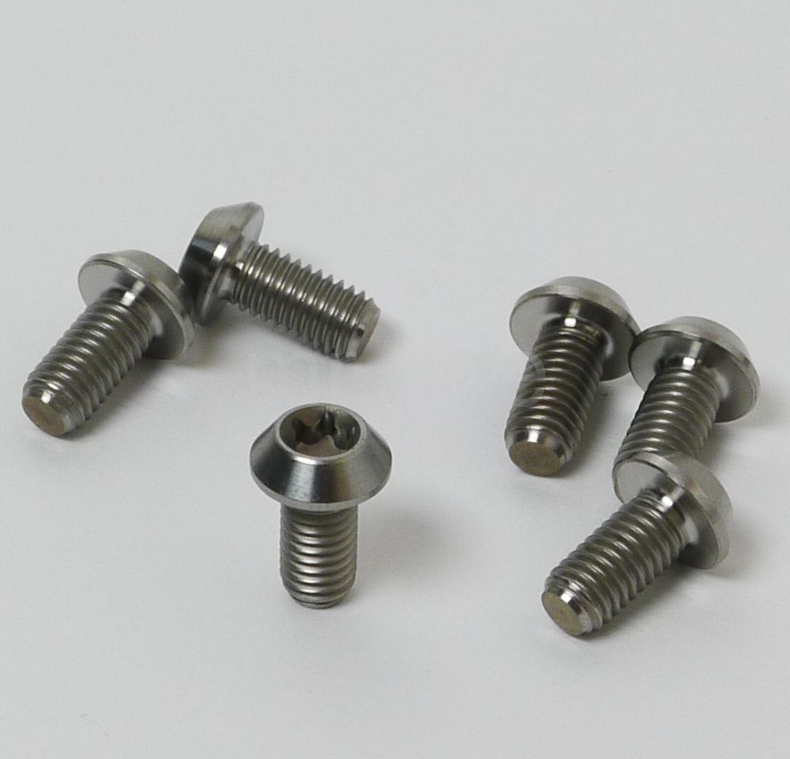 12Pcs MIT Titanium Ti T25 Torx M5x10 Rotor Disc Mountain Bike Brakes Bolts Screw