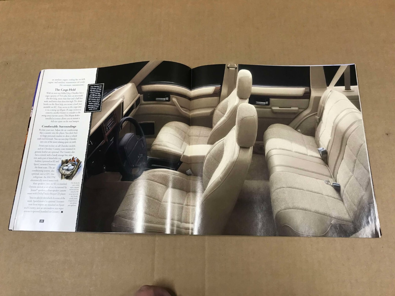 Vintage 1995 The Jeep Book Dealership Salesman Brochure