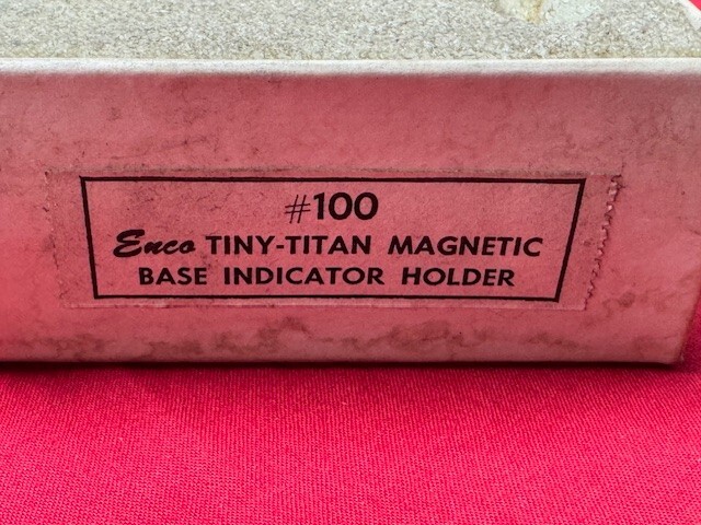 Enco Tiny Titan #100 Magnetic Base Indicator Holder