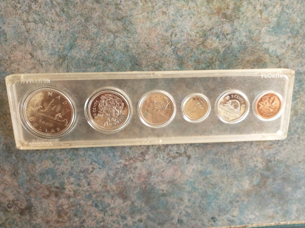 1969 Canada Proof-like Set, 6 Coins