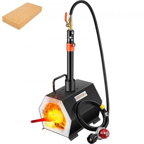 HOT/ Propane Forge Portable,Single Burner Tool and Knife Making,Large Capacity