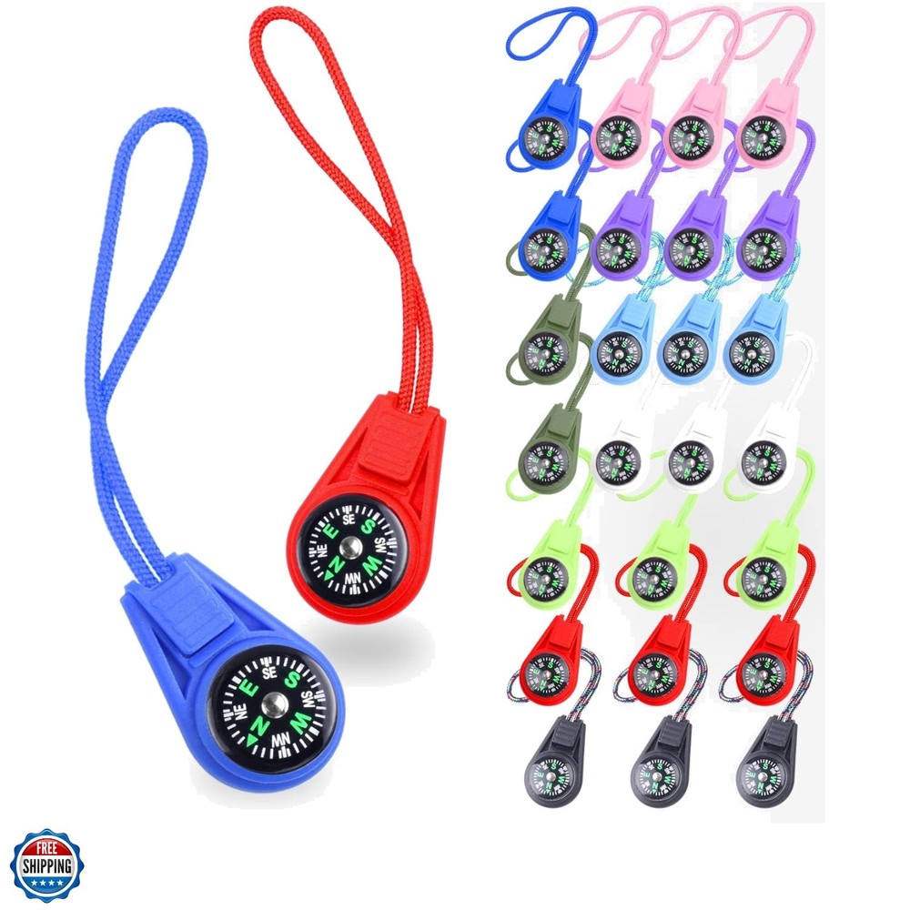 Compass Bulk Mini Compass for Navigation Lesson,Plastic Compasses for Party F...