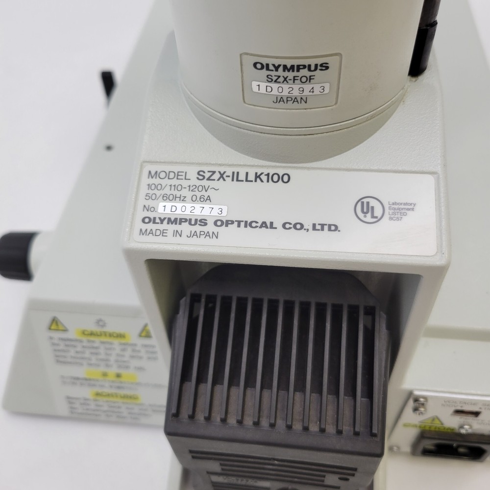 Olympus Stereo Microscope SZX12 with Transmitted Light Stand for IVF