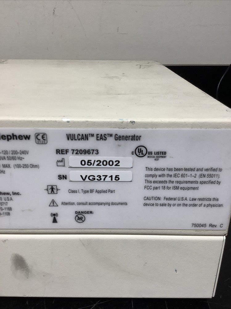 Smith & Nephew Vulcan EAS Generator VG3715 REF 7209673