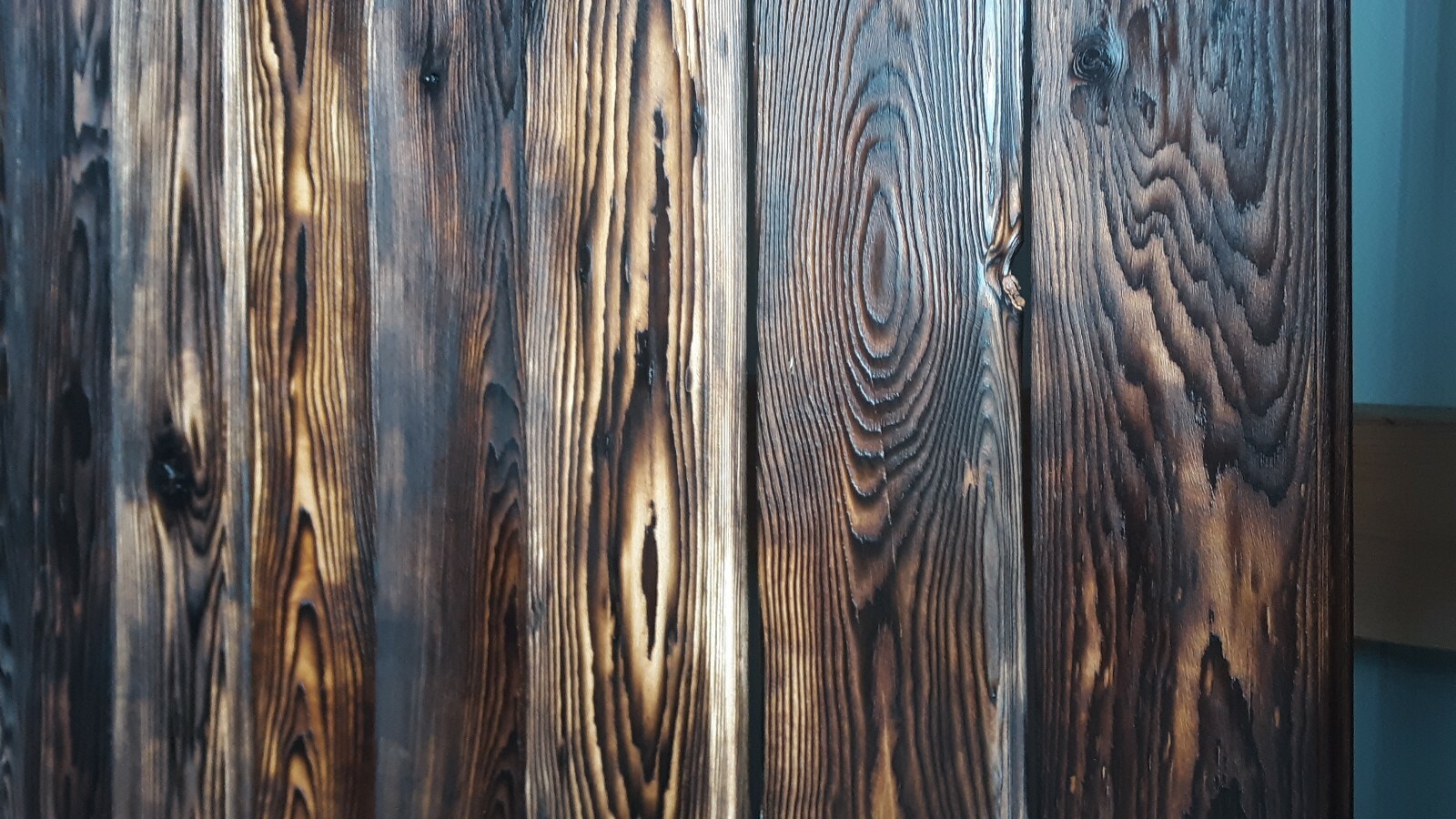 Shou Sugi Ban Base Board Trim