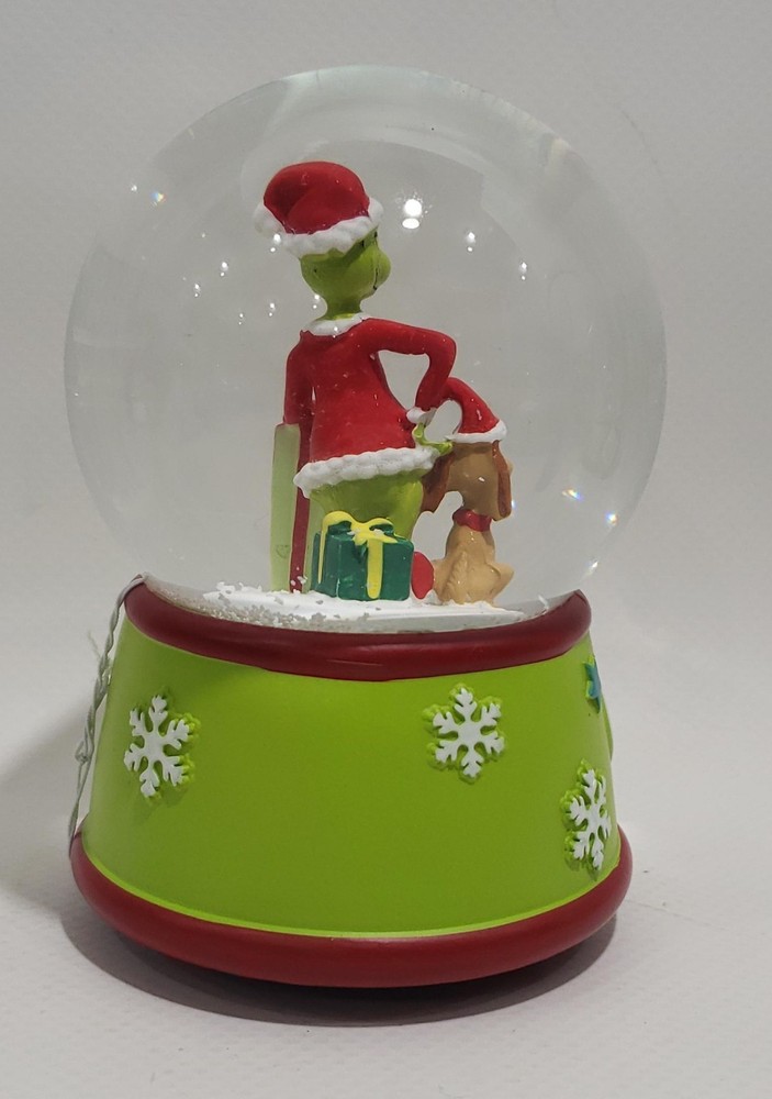 Dr. Seuss "Merry Grinchmas" Musical Snow Globe