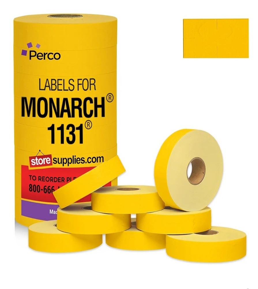 Perco Labels For Monarch 1131