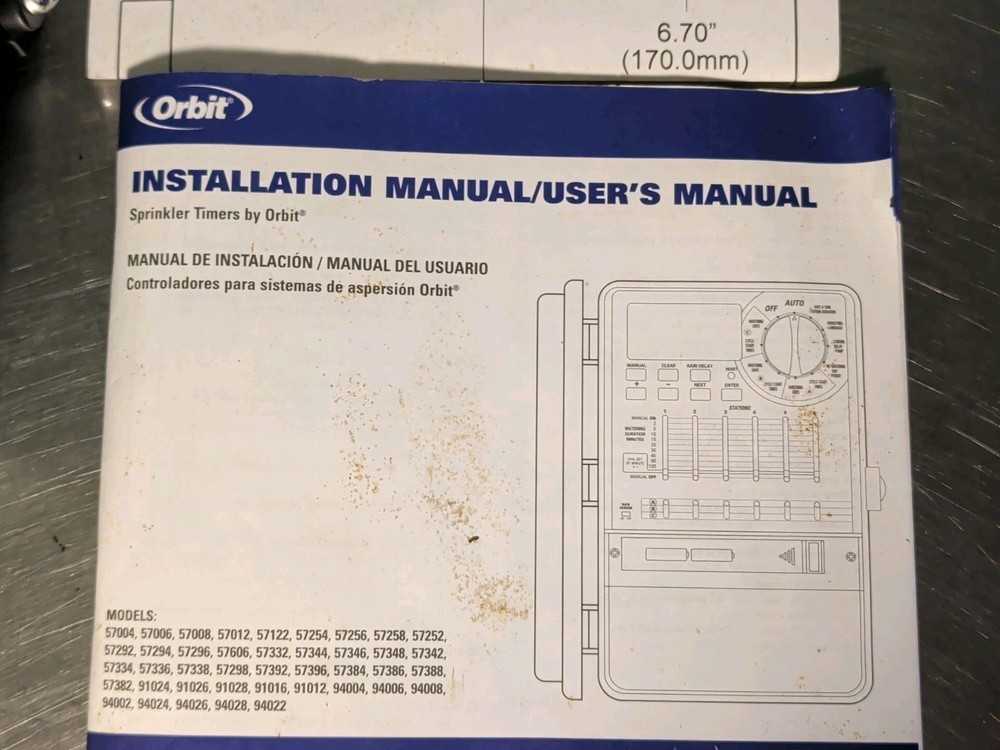 Orbit Water Master 57012 Sprinkler Controller Timer 12 Station
