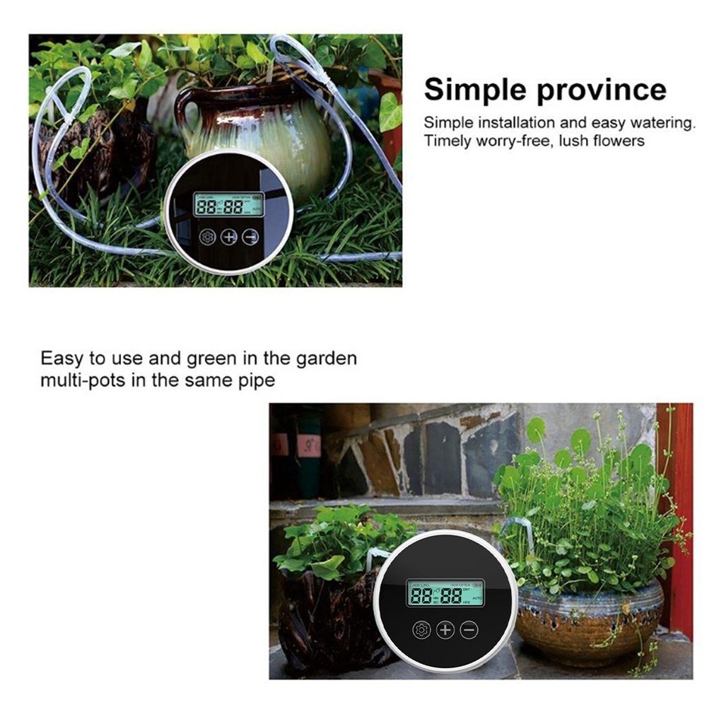 Smart Watering Device with Timer Control for Automatic Plant Irrigation System