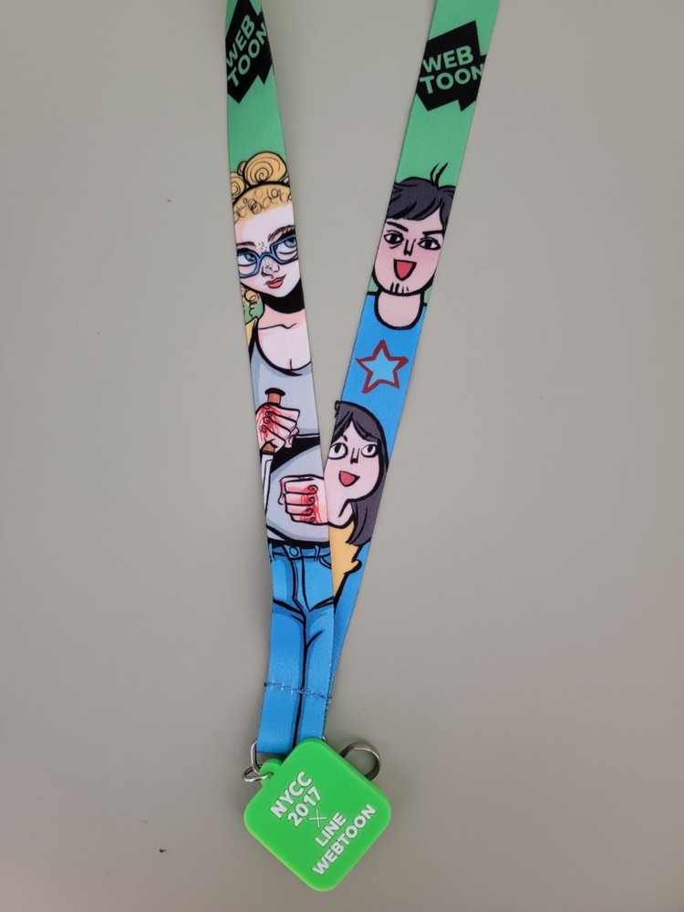 NYCC New York Comic Con 2017 Web Toon Lanyard