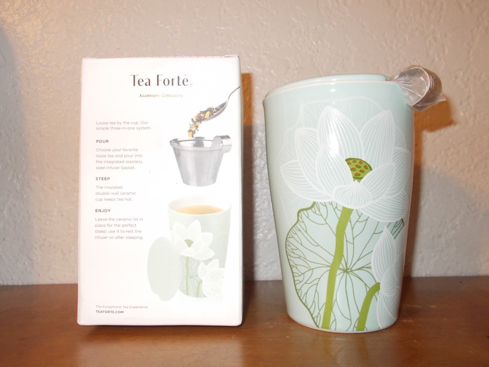 Tea Forte Lotus Steeping Cup W/ Infuser