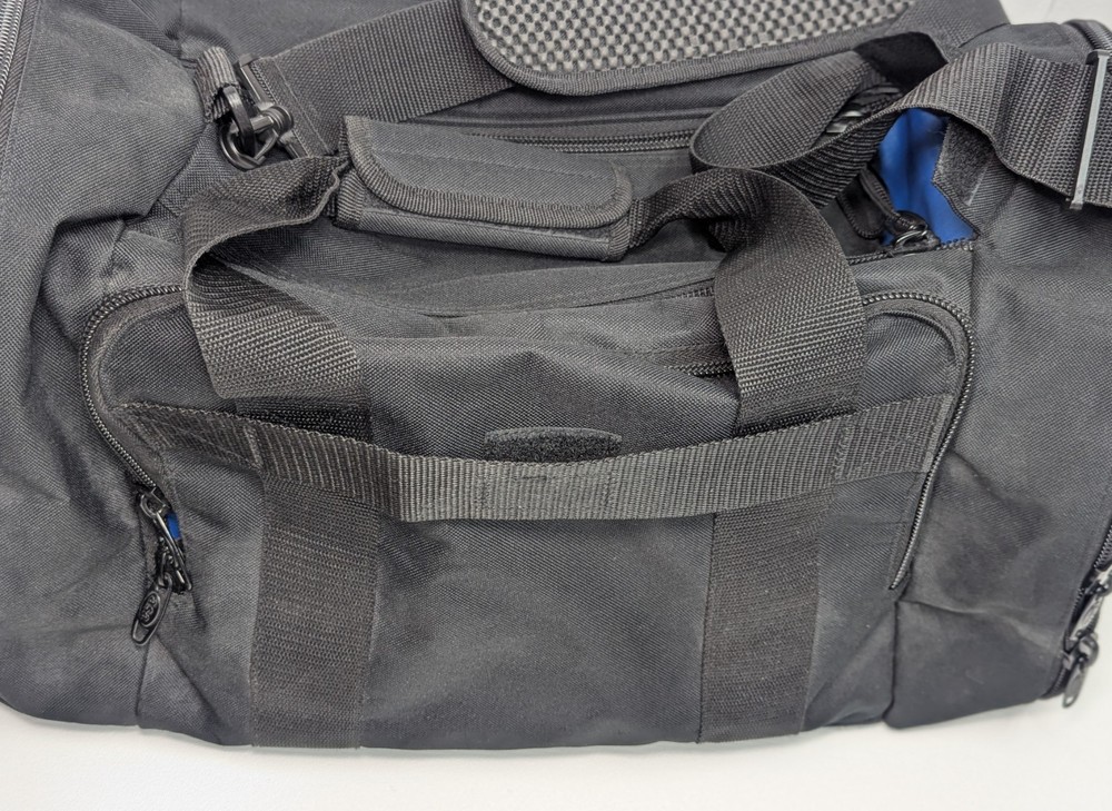 ASA AirClassics Pilot Flight Bag Pro 2 Black Blue Multi Pockets EUC