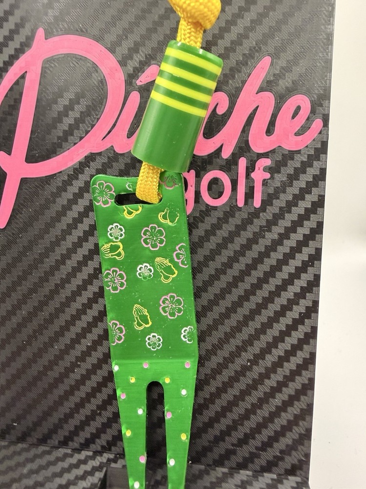 MASTERS HANCRAFTED PRAYING HANDS AZALEA DIVOT TOOL WITH TASSEL CUSTOM FERULE