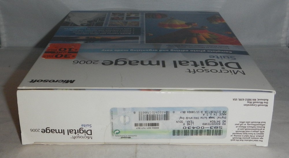 NEW SEALED Microsoft Digital Image Suite 2006 Windows PC Photo Editing Program