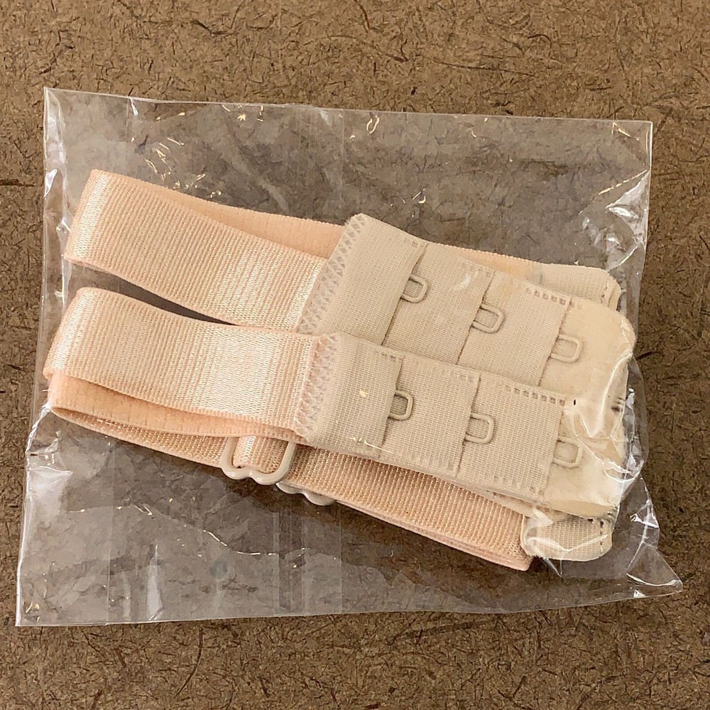 ASOS DESIGN Beige One Size 2 Pack Adjustable Low Back Bra Converters NWT