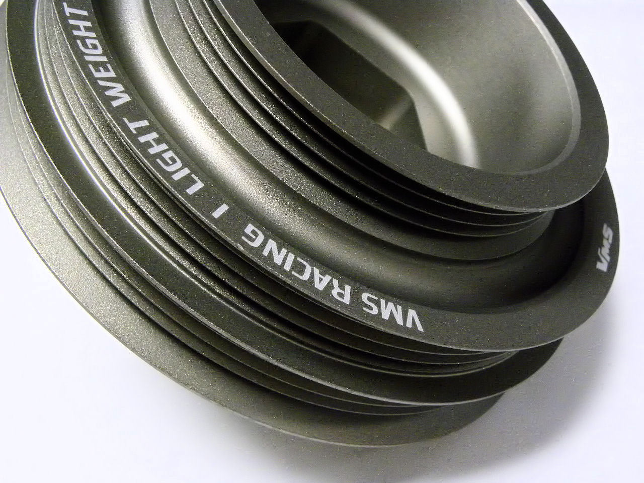 VMS Racing Light Weight Aluminum Crankshaft Pulley 99-00 Civic Si 94-01 Integra