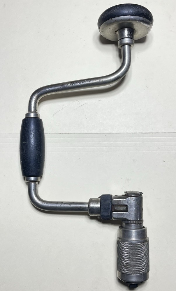 Vintage Stanley Bell System B Bit Brace Used