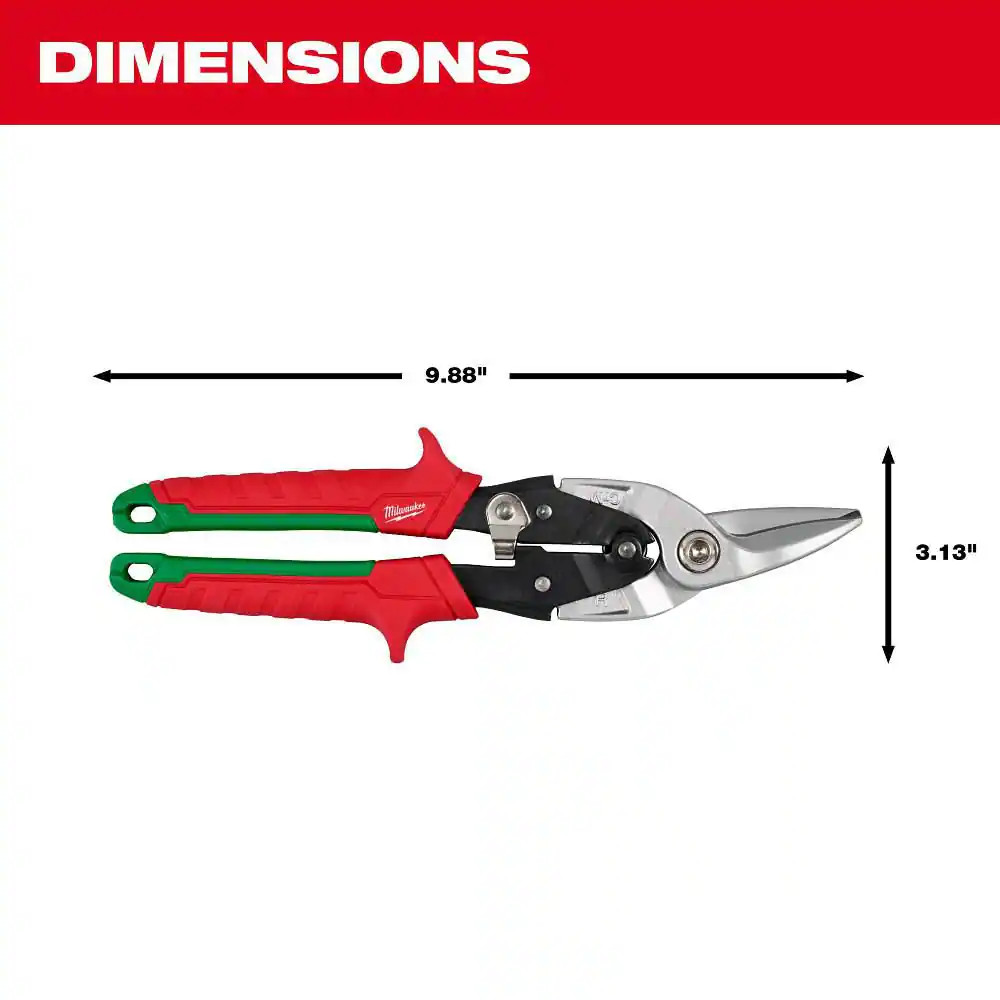 10 In. Right-Cut Aviation Snips