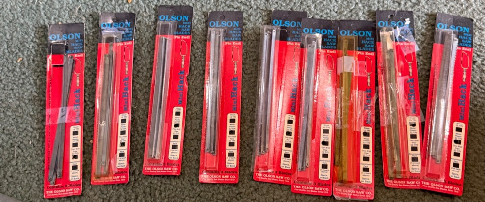 Olson Mini Hacksaw 27pc lot