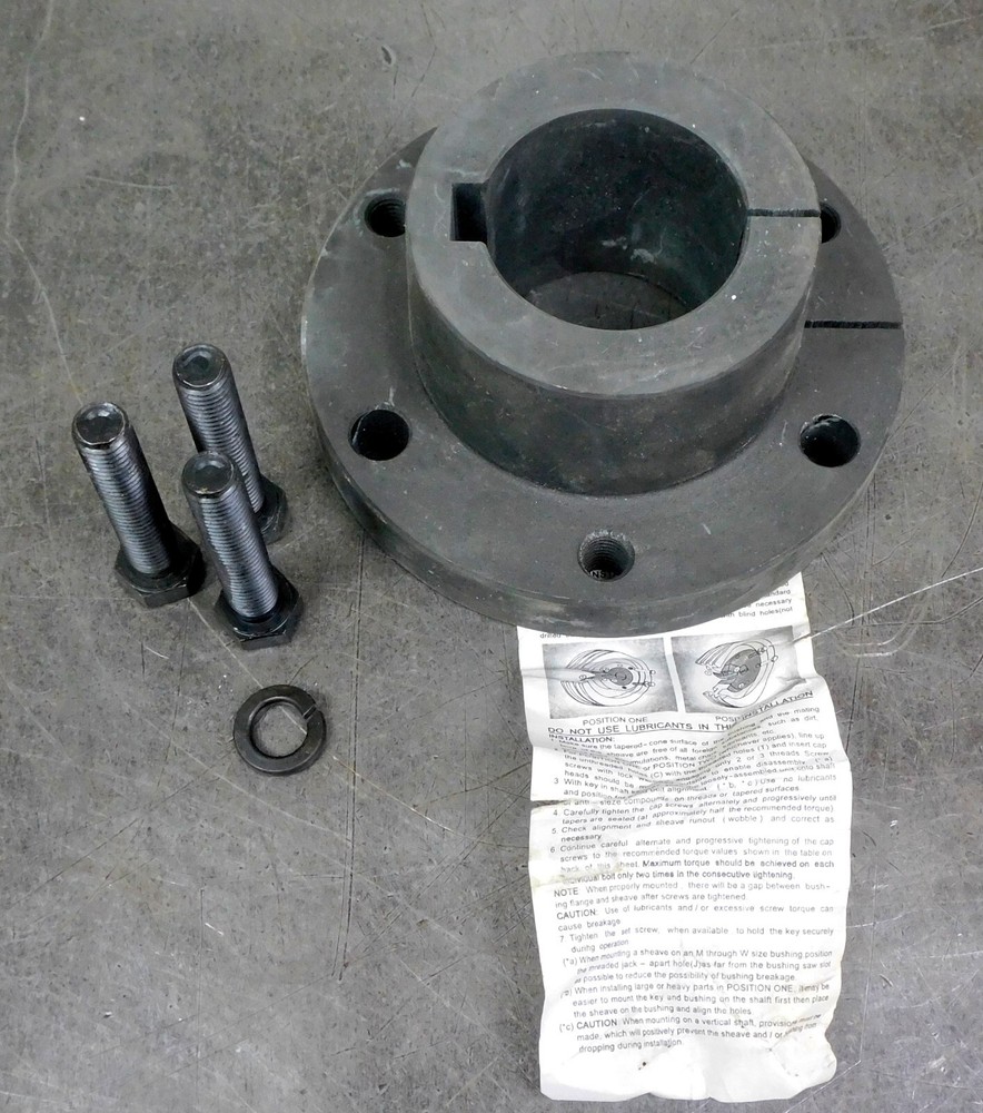 IDC Select - E-2-3/8 Quick Detachable Split Barrel & Flange Bushing 3/8 in. Bore