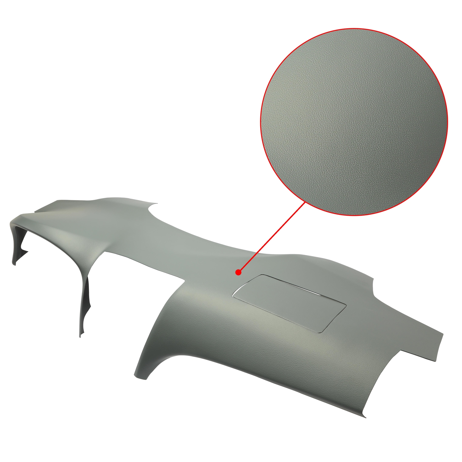 Dashboard Pad Dash Cover Cap Gray ABS For Toyota Camry 2007-2011