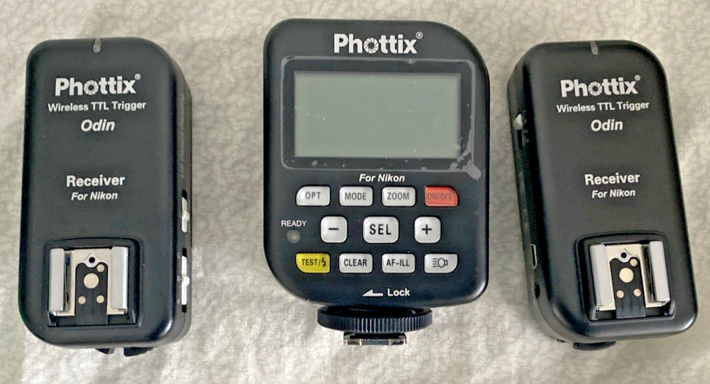 Phottix Odin TTL - Nikon Flash Trigger twin pack Excellent
