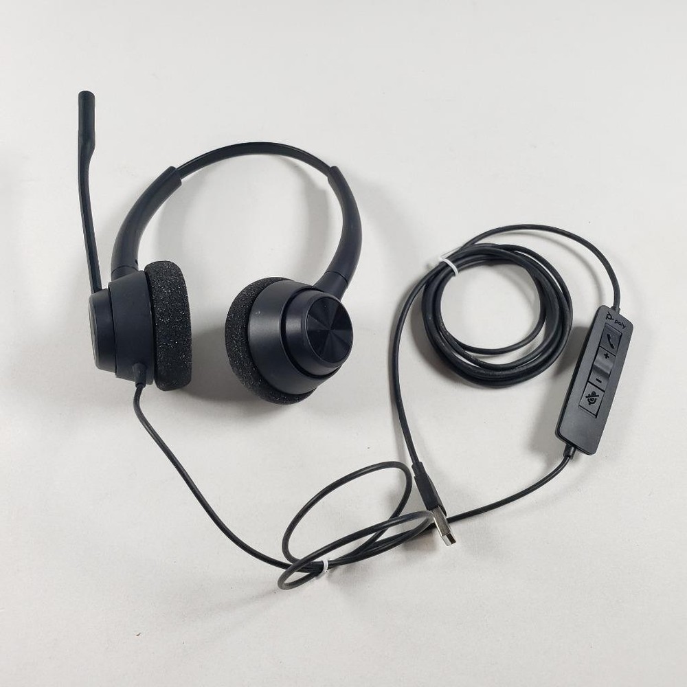 Plantronics Poly EncorePro 320 Binaural USB-A Headset