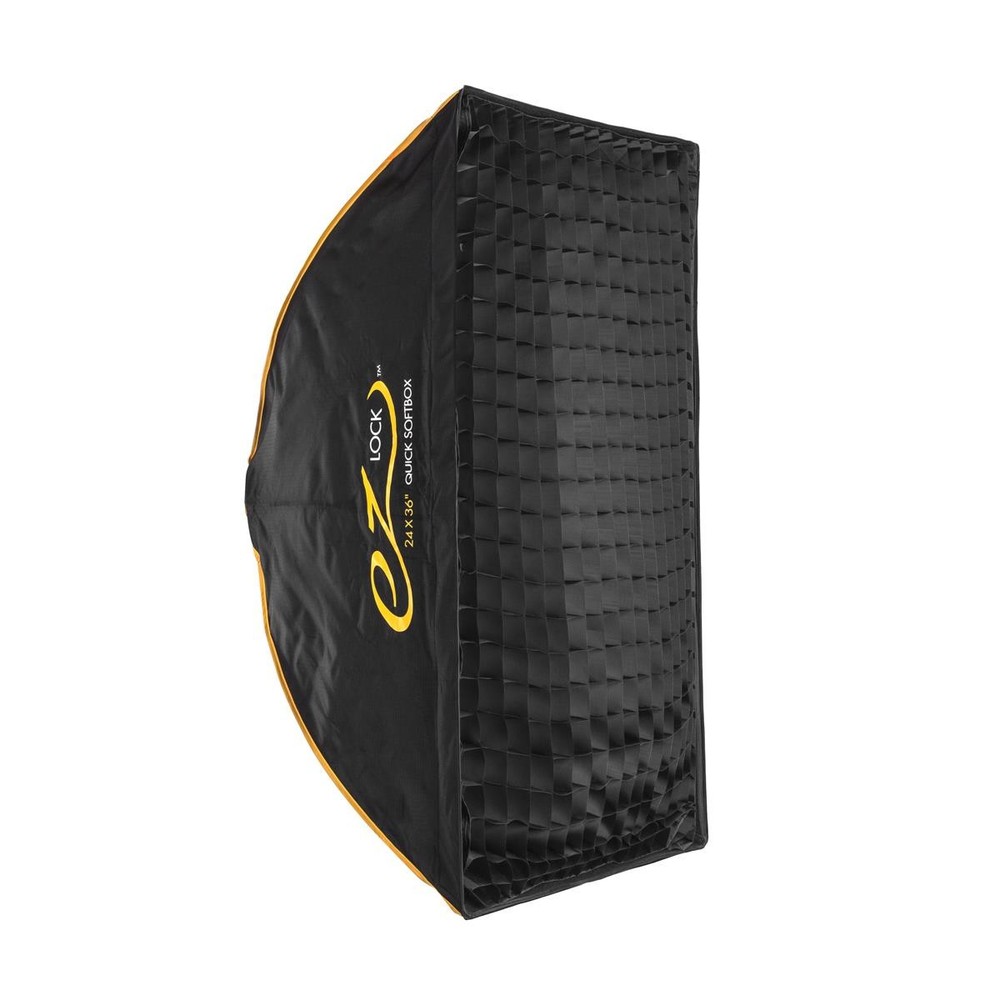 Glow EZ Lock 24x36" Quick Strip Rectangular Bowens Mount Softbox Lighting Kit wi