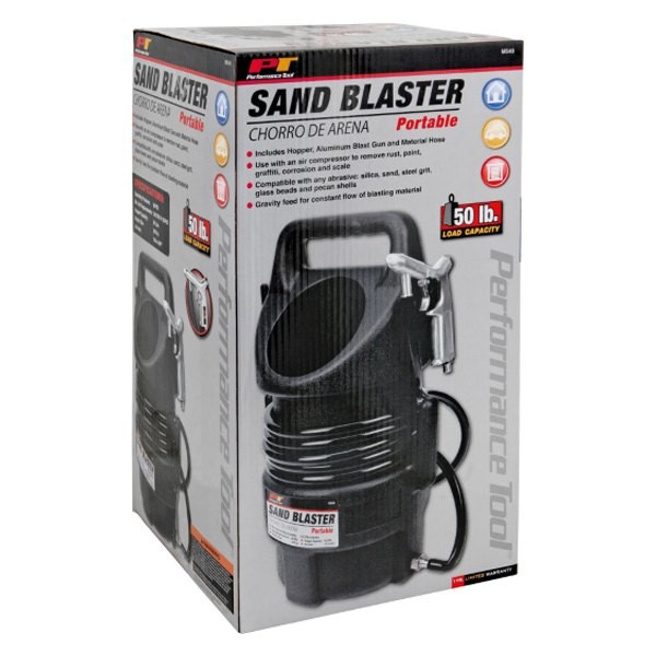 Performance Tool Portable 50 lb Abrasive Blaster