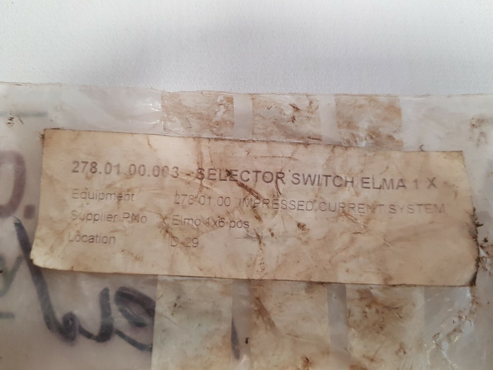 Lorlin 278.01.00.003 Selector Switch